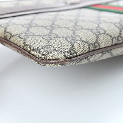 Gucci GG Supreme Monogram Large Ophidia Pouch Clutch Brown 7 of 9