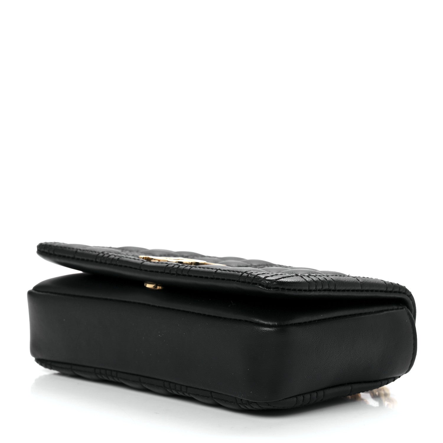 Burberry Grainy Calfskin Quilted Mini Lola Bag Black 9 of 11