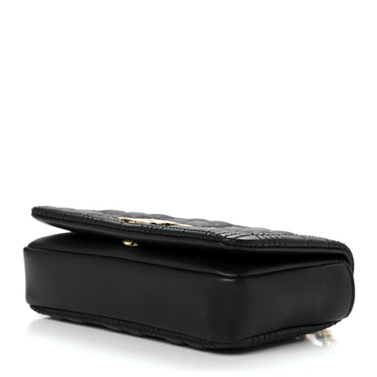 Burberry Grainy Calfskin Quilted Mini Lola Bag Black 9 of 11