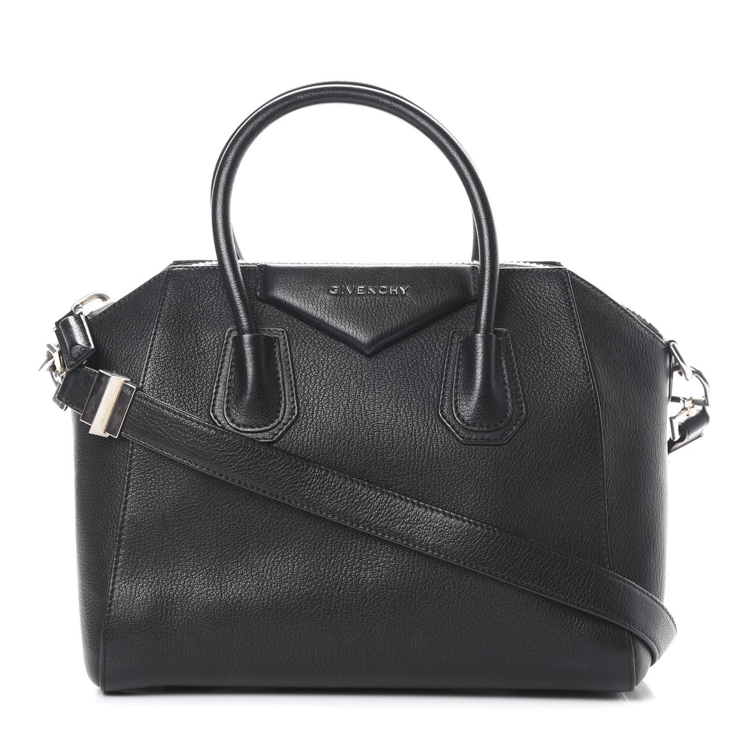 Sugar Goatskin Small Antigona Black