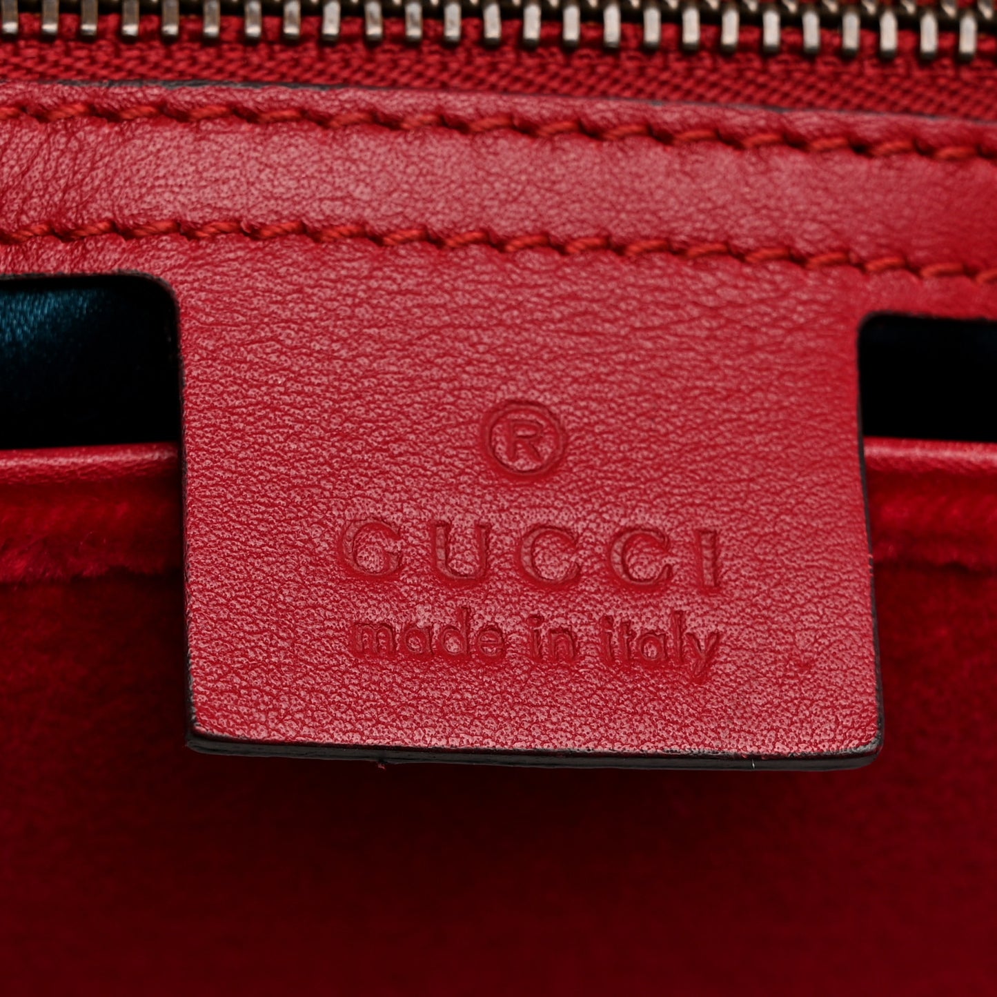 Velvet Matelasse Small GG Marmont Shoulder Bag Hibiscus Red