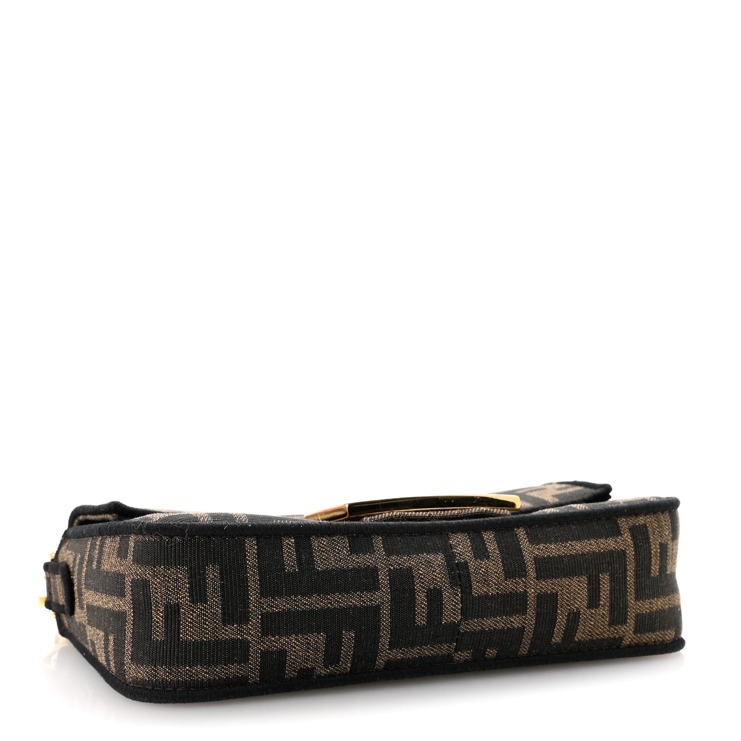 Fabric Jacquard FF 1974 Mini Baguette Tobacco Moro Black