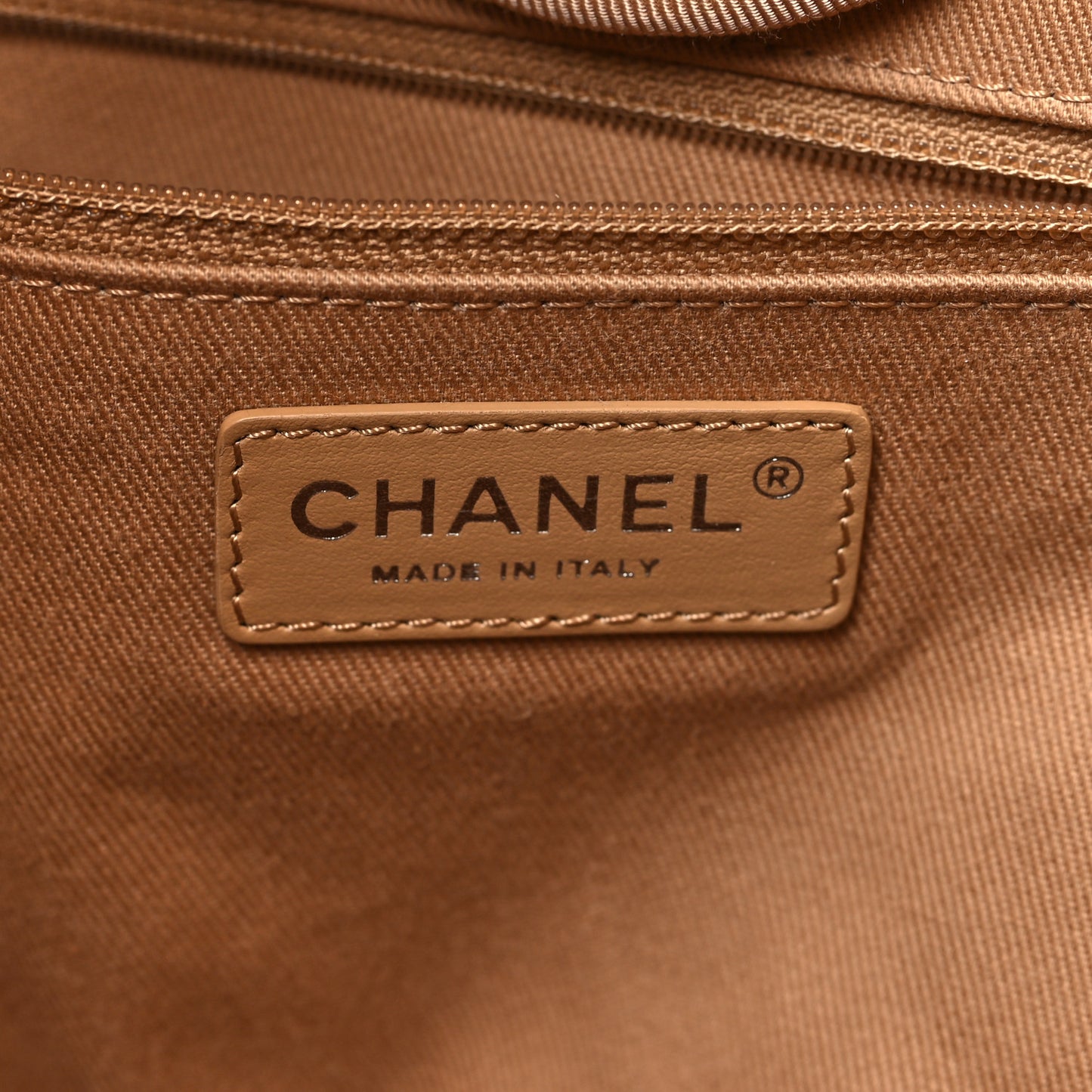 Mixed Fibers Medium Deauville Tote Beige