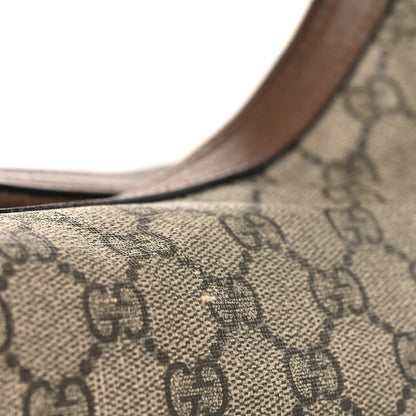 Gucci GG Supreme Monogram Margaux Calfskin Medium Nice Hobo Beige Ebony Acero 11 of 12