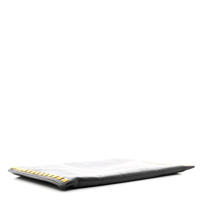 Miu Miu Soft Calf Studded Zip Pouch Black 4 of 8
