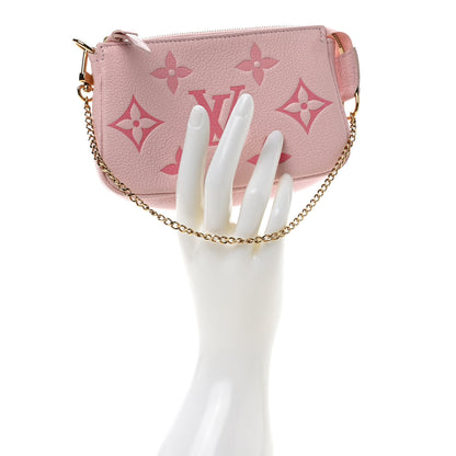 Louis Vuitton Empreinte Monogram Giant By The Pool Mini Pochette Accessories Bouton De Rose 2 of 6