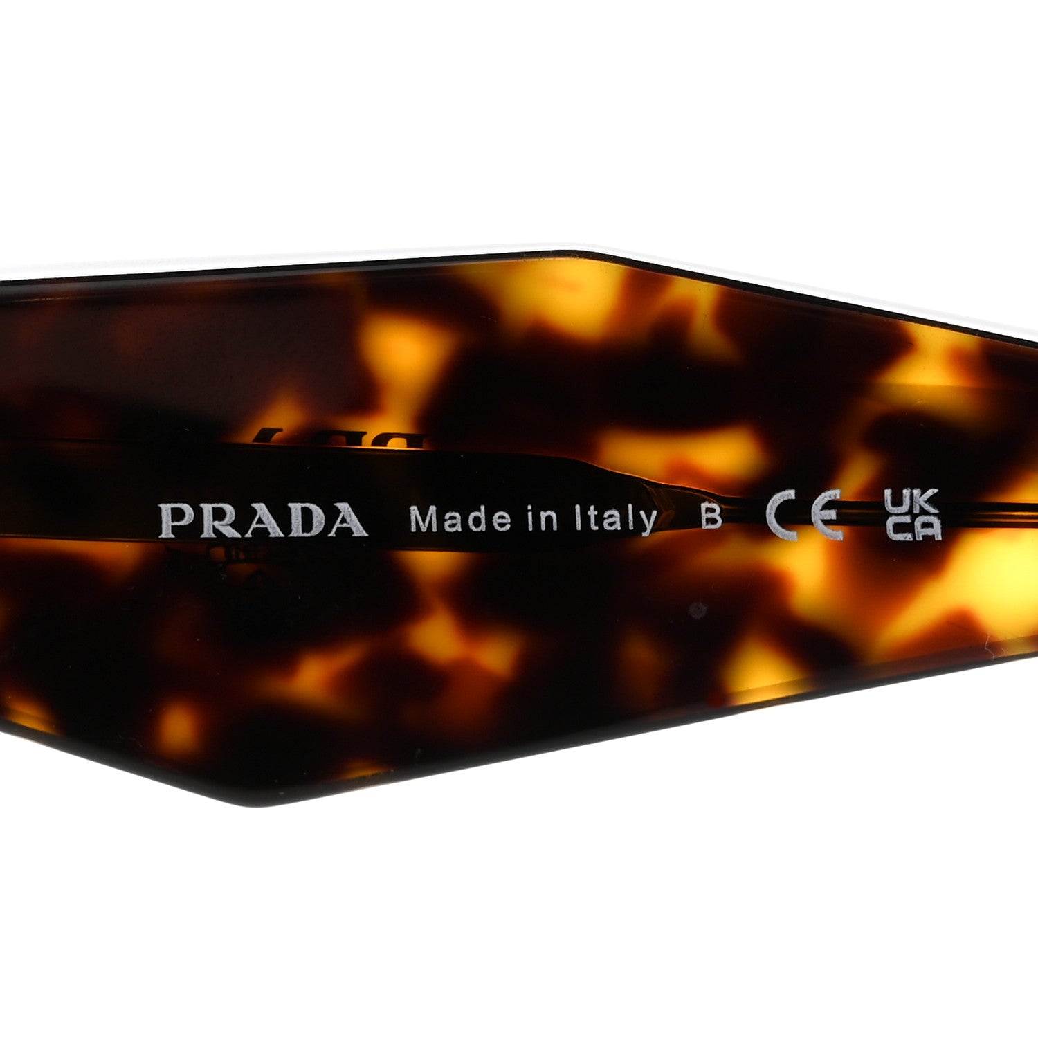 Prada Acetate Symbole Sunglasses SPR 17W Havana 5 of 11