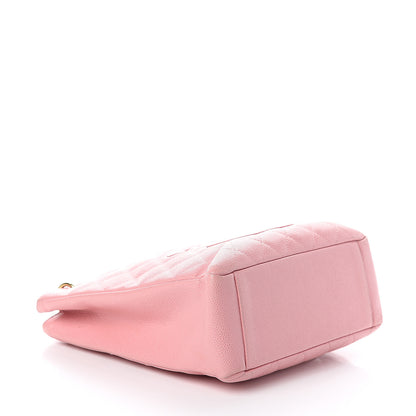 Chanel Caviar Quilted Petit Shopping Tote PST Pink 3 of 9