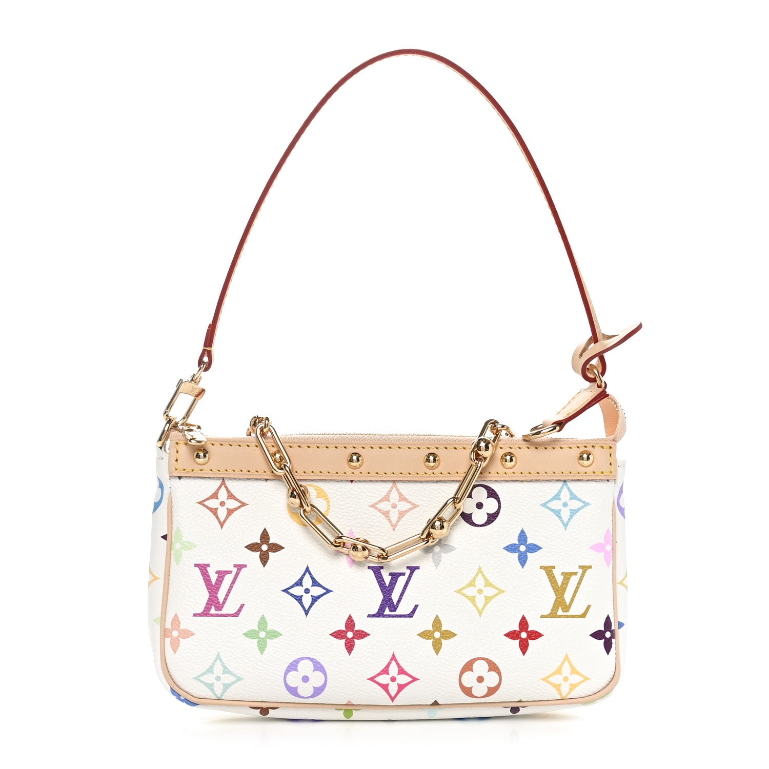 Louis Vuitton LV X TM Monogram Multicolor Pochette Accessories White 1 of 10