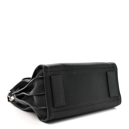 Saint Laurent Grained Calfskin Small Supple Sac De Jour Black 4 of 11