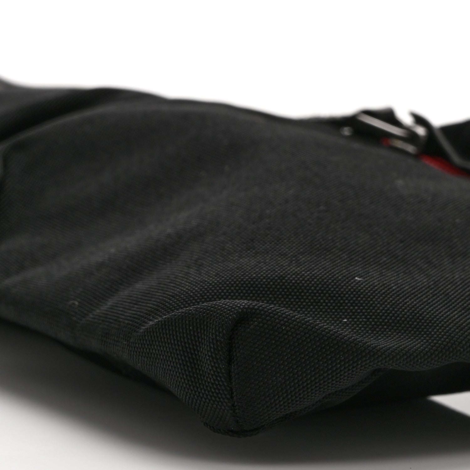 Gucci Canvas Double Pocket Belt Bag Black 10 of 10
