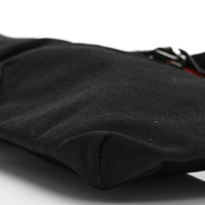 Gucci Canvas Double Pocket Belt Bag Black 10 of 10