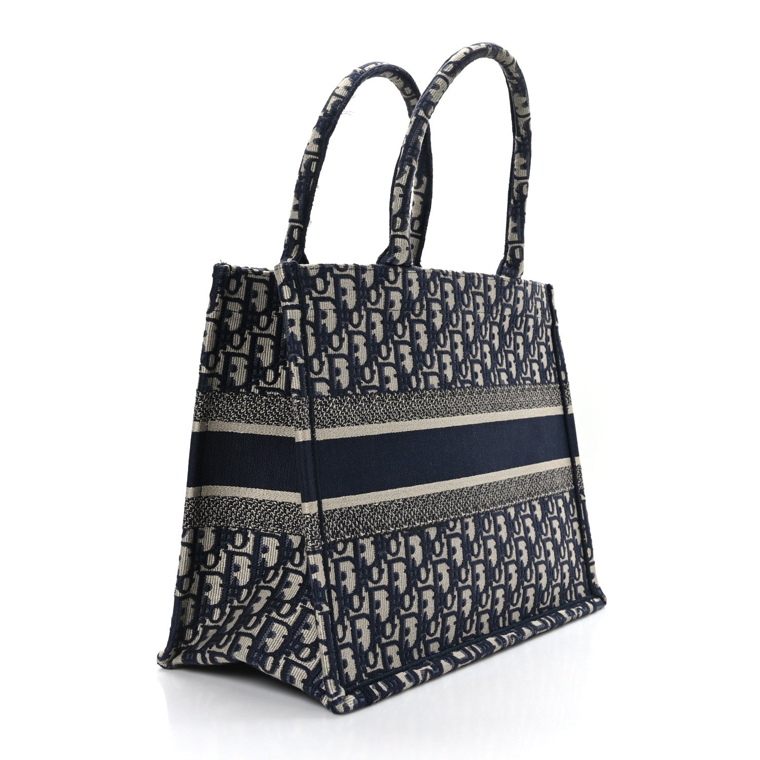 Christian Dior Oblique Medium Book Tote Blue Multicolor 2 of 8