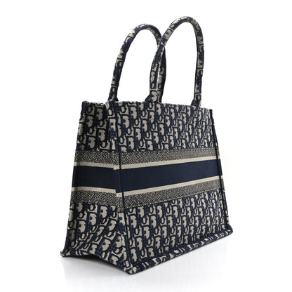 Christian Dior Oblique Medium Book Tote Blue Multicolor 2 of 8