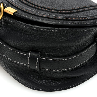 Chloe Calfskin Mini Marcie Round Crossbody Bag Black 9 of 9