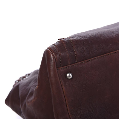 Chanel Calfskin East West Modern Chain Tote Brown 9 of 11