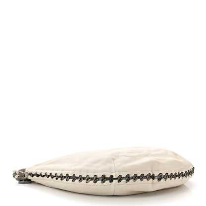 Chanel Calfskin Modern Chain Hobo White 4 of 12