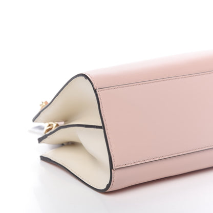 Gucci Nappa Bamboo Web Mini Nymphaea Top Handle Bag Perfect Pink Mystic White 9 of 11
