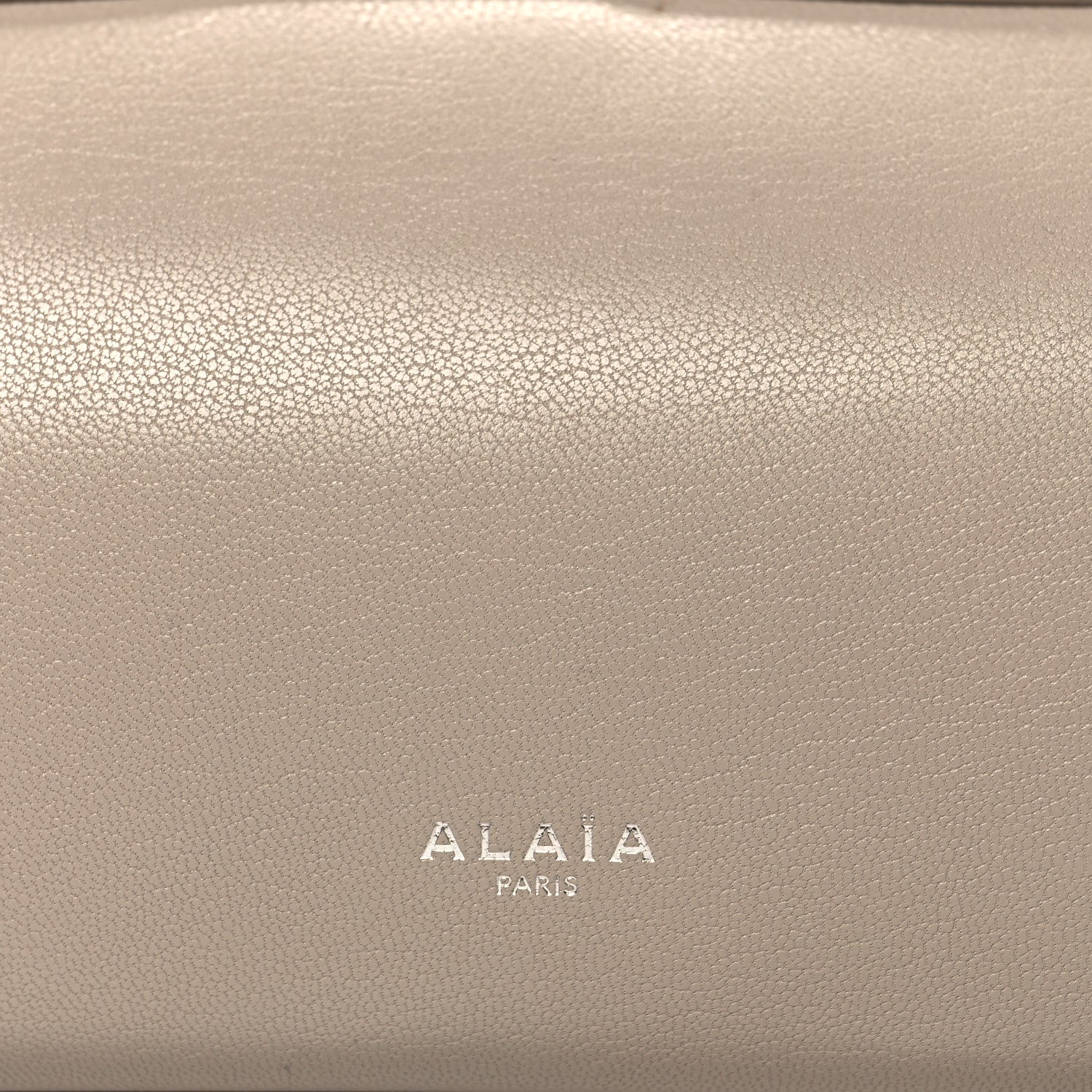 Alaia Shiny Goatskin Medium Le Teckel Bag Grege 7 of 12