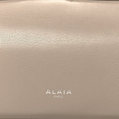 Alaia Shiny Goatskin Medium Le Teckel Bag Grege 7 of 12