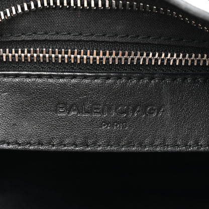 Balenciaga Chevre Gold Metallic Edge Hardware Mini City Black 6 of 11
