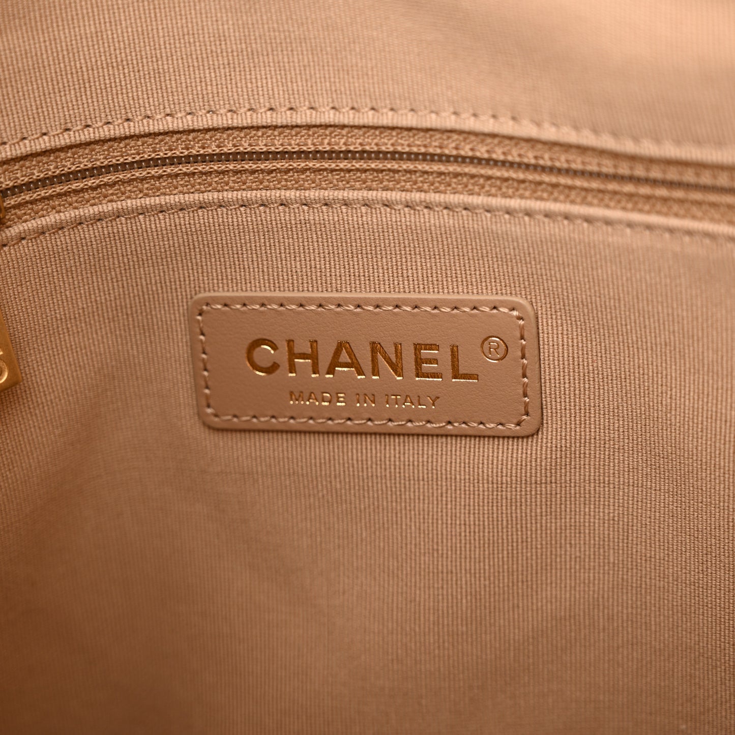 Calfskin Stitched Easy Mood Hobo Beige