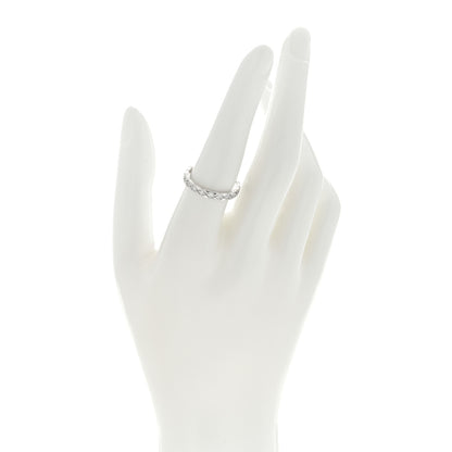 Chanel 18K White Gold Diamond Mini Coco Crush Ring 56 7.5 2 of 5