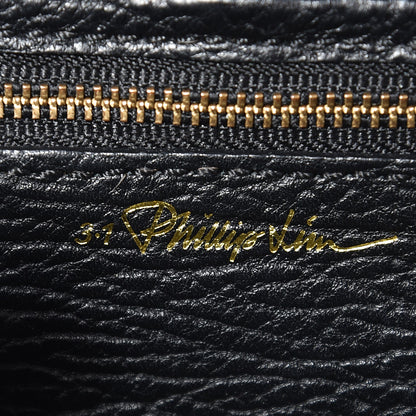 3.1 Phillip Lim 3.1 Textured Calfskin Mini Pashli Satchel Black 6 of 7