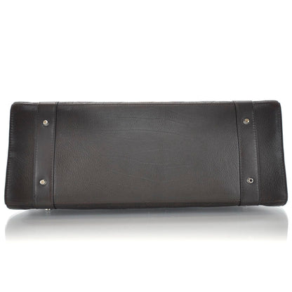 Christian Dior Calfskin Cannage Stitched Large East West Lady Dior Brown 6 of 9