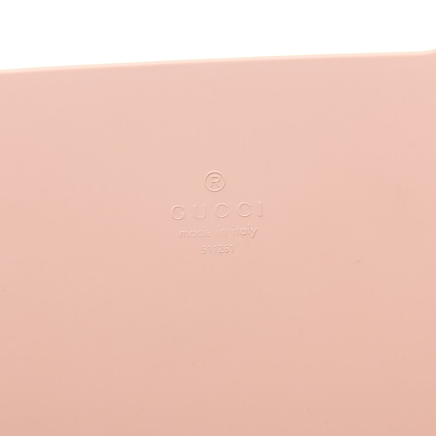Gucci Rubber Oversized Logo Tote Rosa 6 of 10