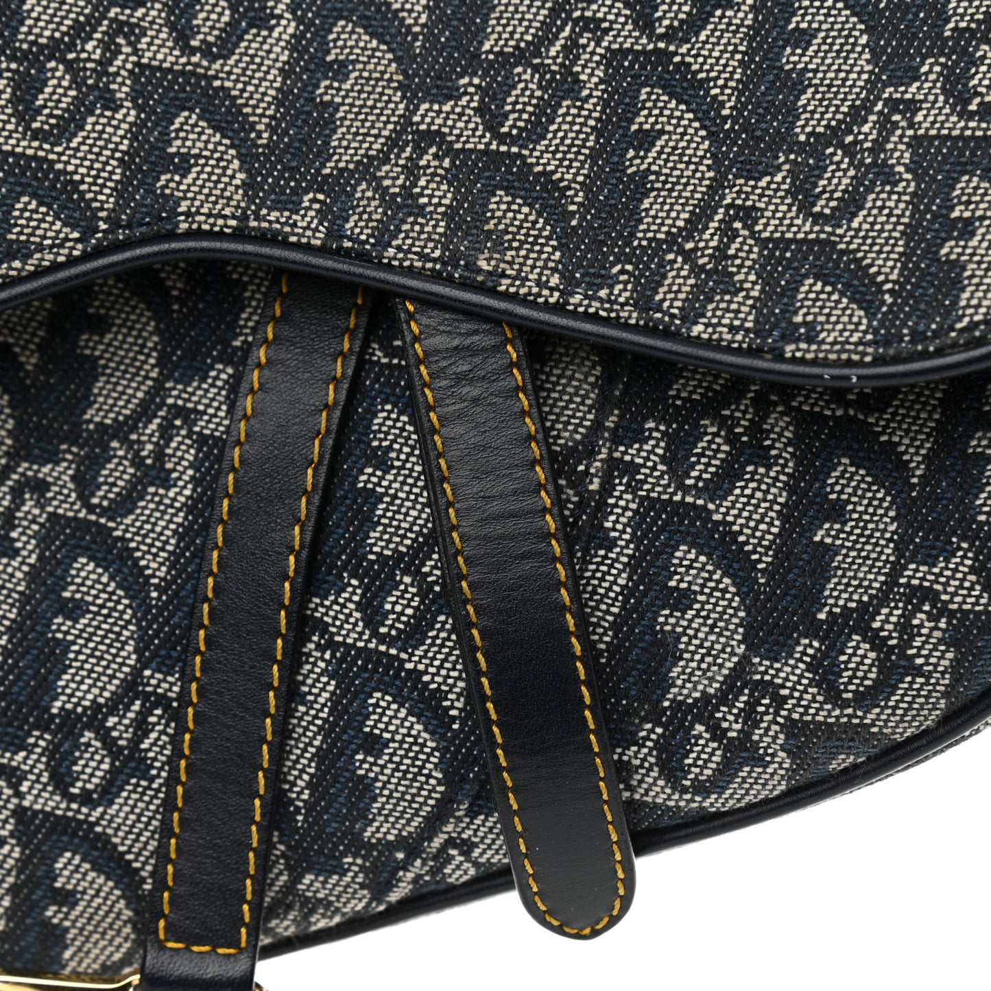 Monogram Saddle Bag Blue