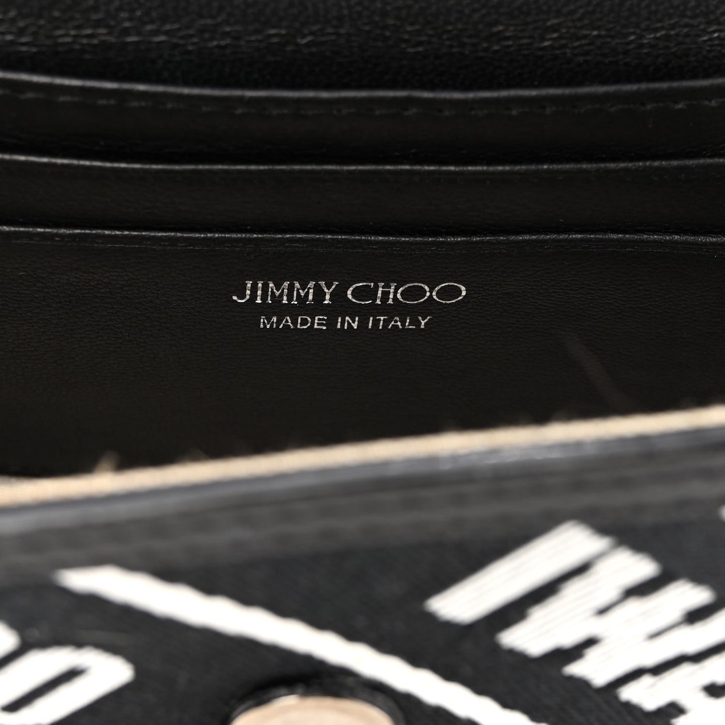 I Want Choo Finley Mini Shoulder Bag Black White