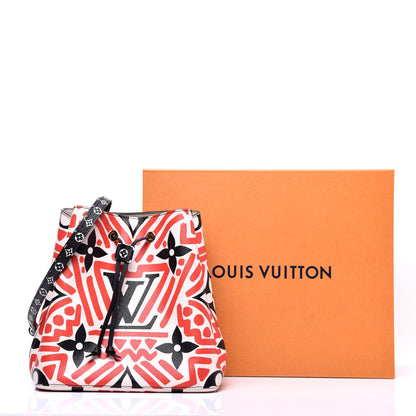 Louis Vuitton Monogram Giant Crafty NeoNoe MM Creme Rouge Black 8 of 8