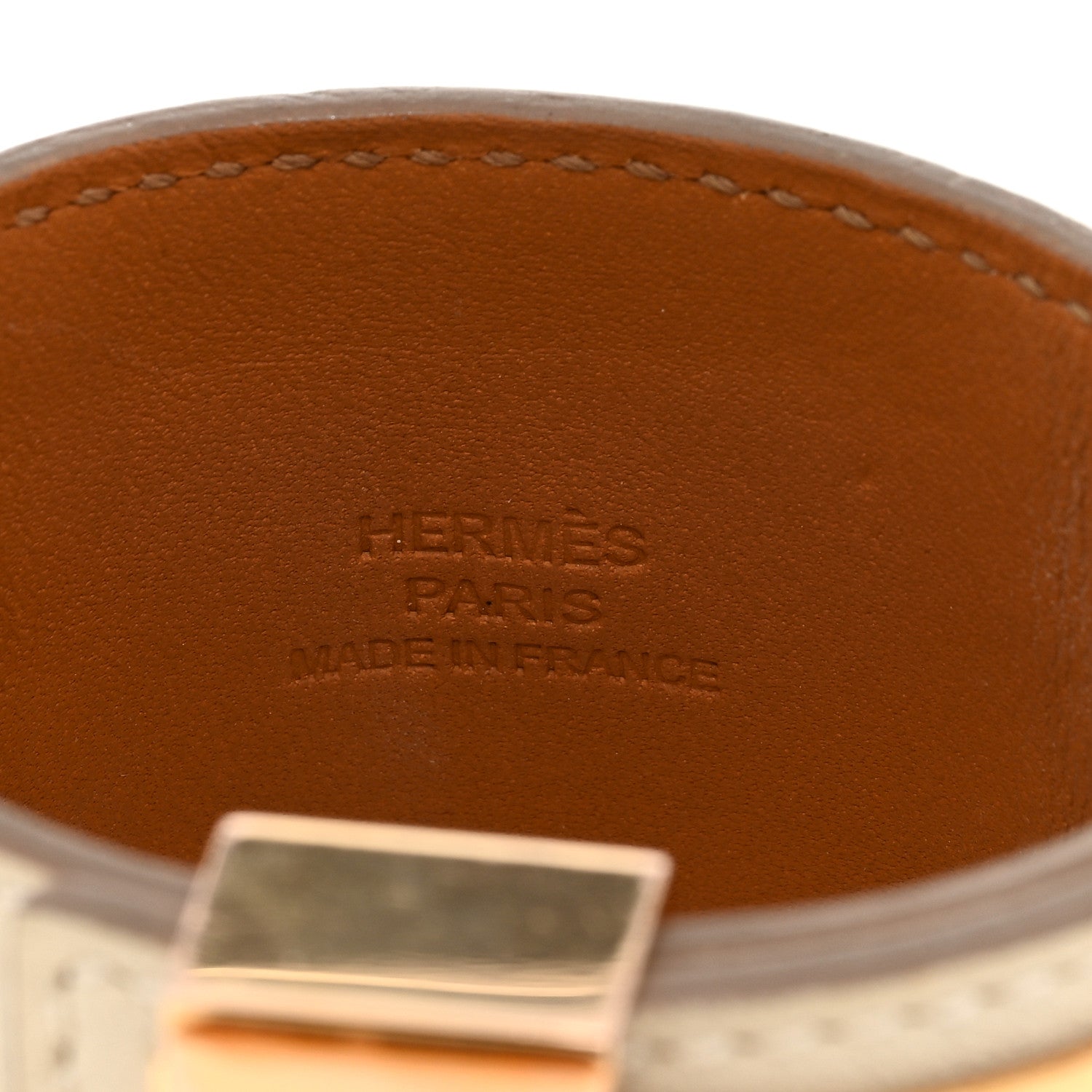 Hermes Swift Collier de Chien CDC Bracelet S Beton 3 of 4