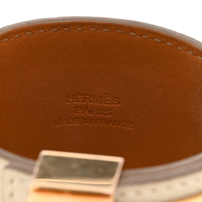 Hermes Swift Collier de Chien CDC Bracelet S Beton 3 of 4