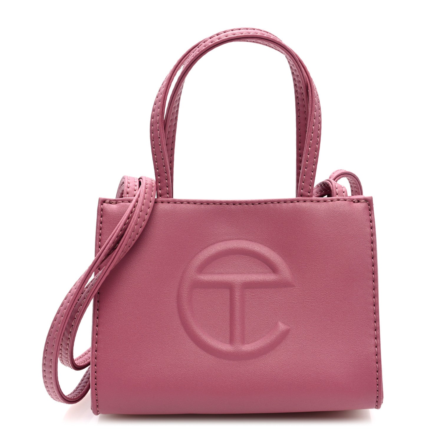 Telfar Vegan Leather Small Shopping Bag Corned Beef 1 of 9