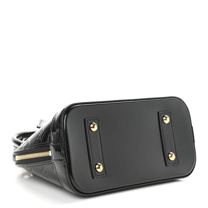 Louis Vuitton Vernis Alma BB Black 3 of 9