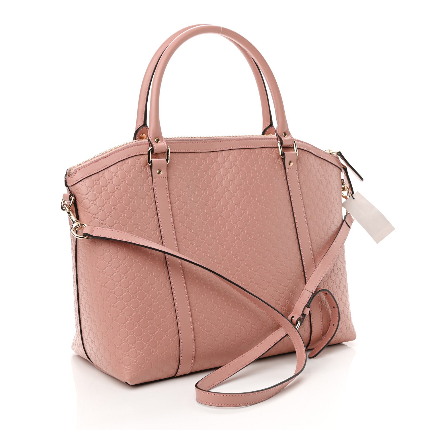 Gucci Soft Microguccissima Large Dome Satchel Soft Pink 3 of 10