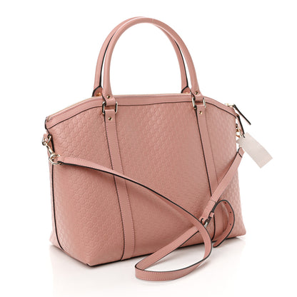 Gucci Soft Microguccissima Large Dome Satchel Soft Pink 3 of 10