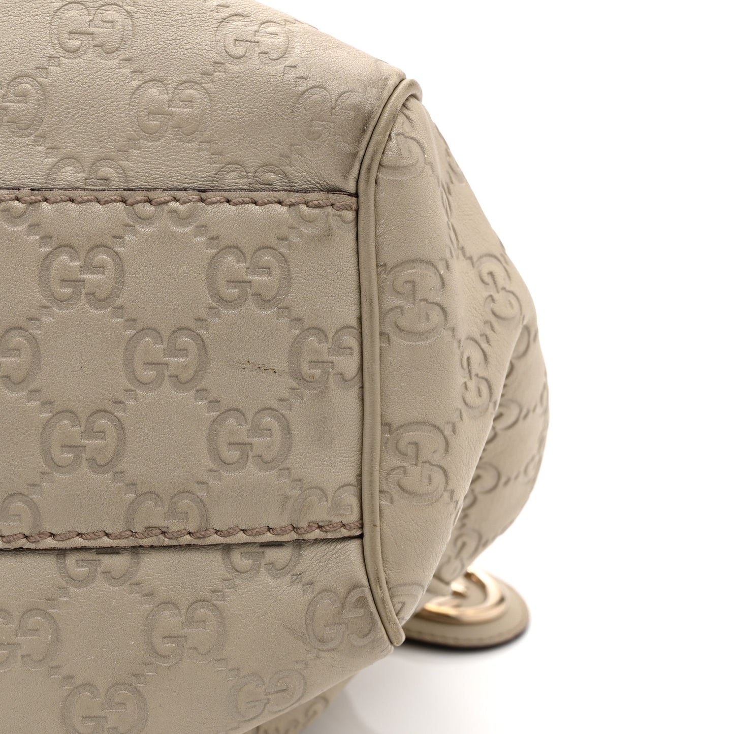Guccissima Medium Sukey Tote Mystic White