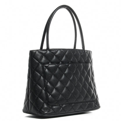Chanel Caviar Medallion Tote Black 3 of 7