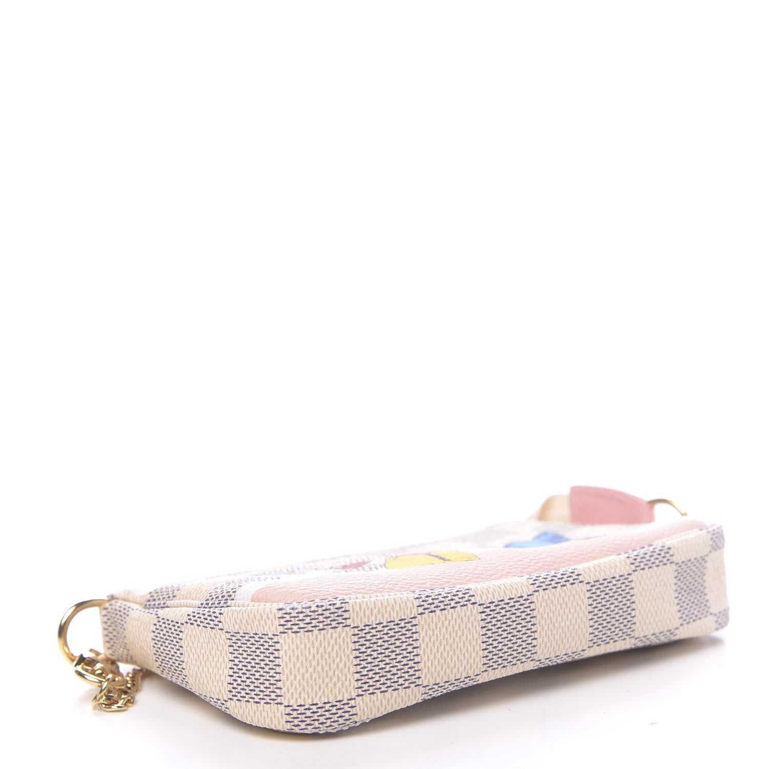 Louis Vuitton Damier Azur 2018 Christmas Animation Mini Pochette Accessories 4 of 7