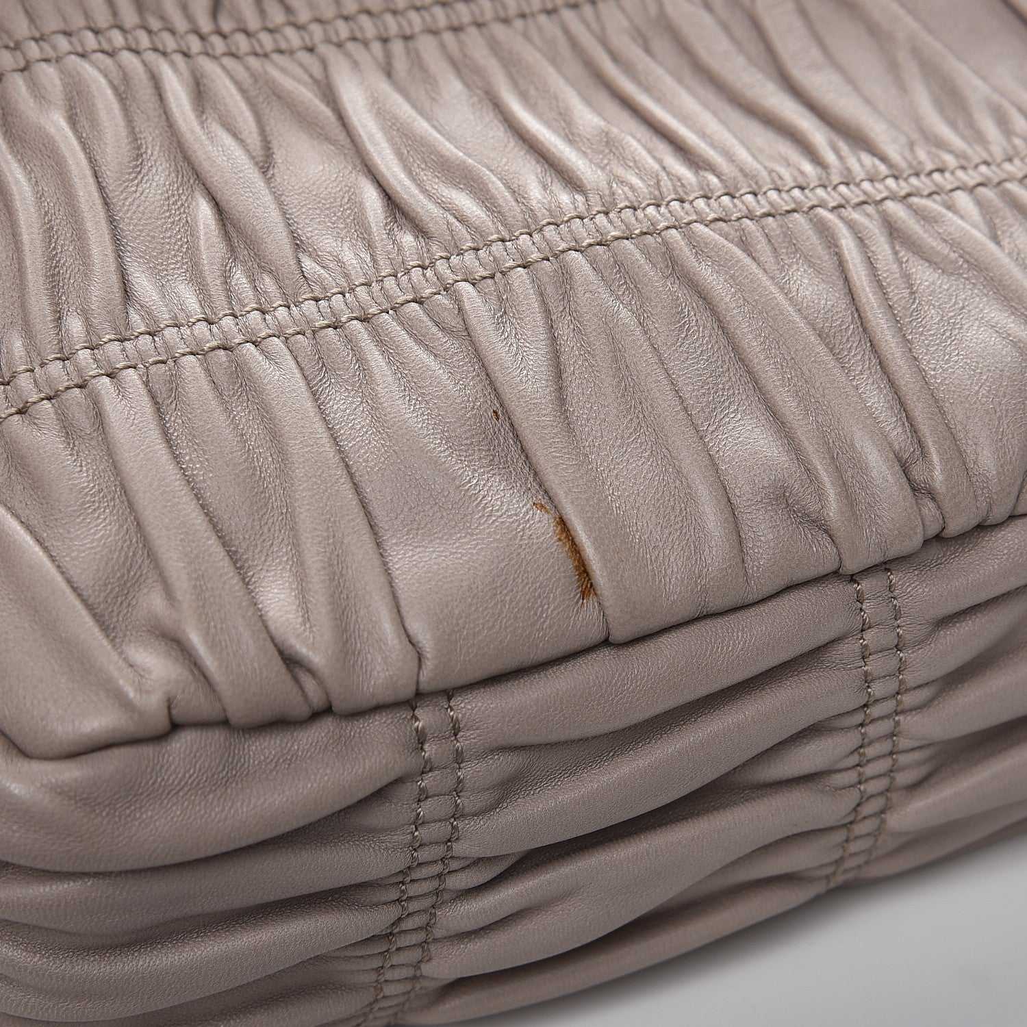 Prada Nappa Gaufre Crossbody Pomice 9 of 10