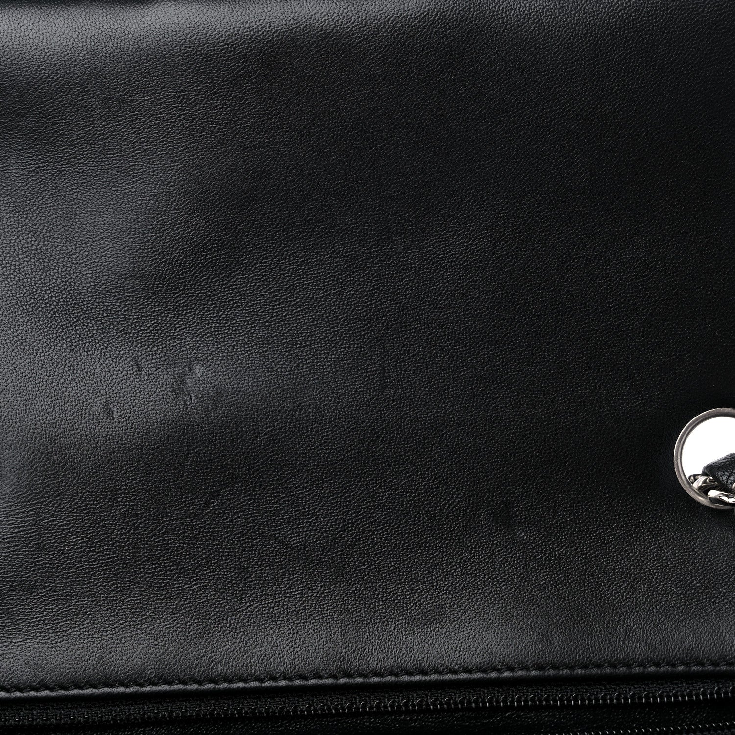 Chanel Lambskin Quilted Mini Rectangular Flap Black 10 of 11