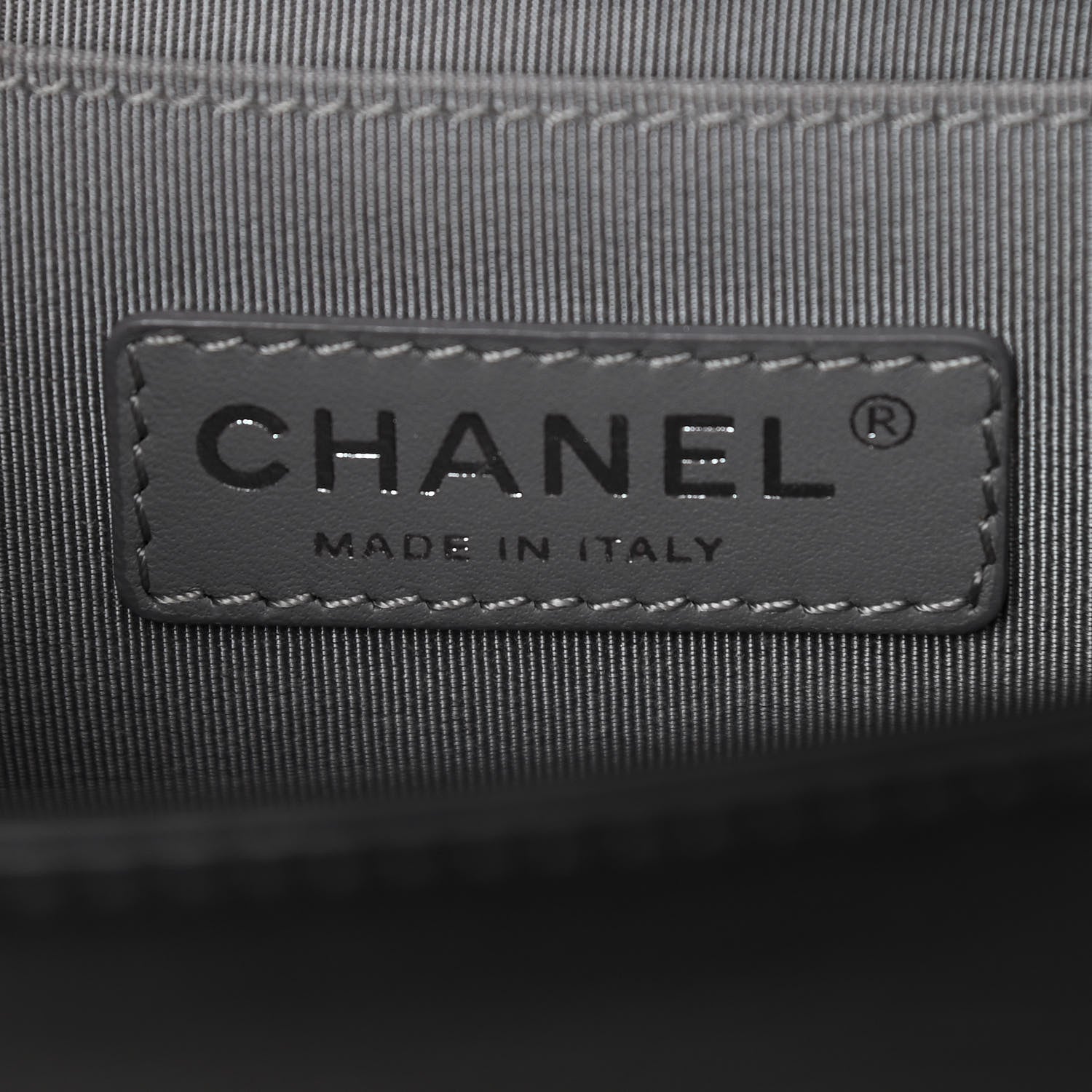 Chanel Calfskin Chevron Quilted Small Boy Flap Black 6 of 10