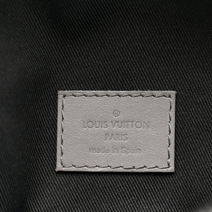 Louis Vuitton Calfskin Monogram Shadow Discovery Bumbag PM Gray 6 of 10