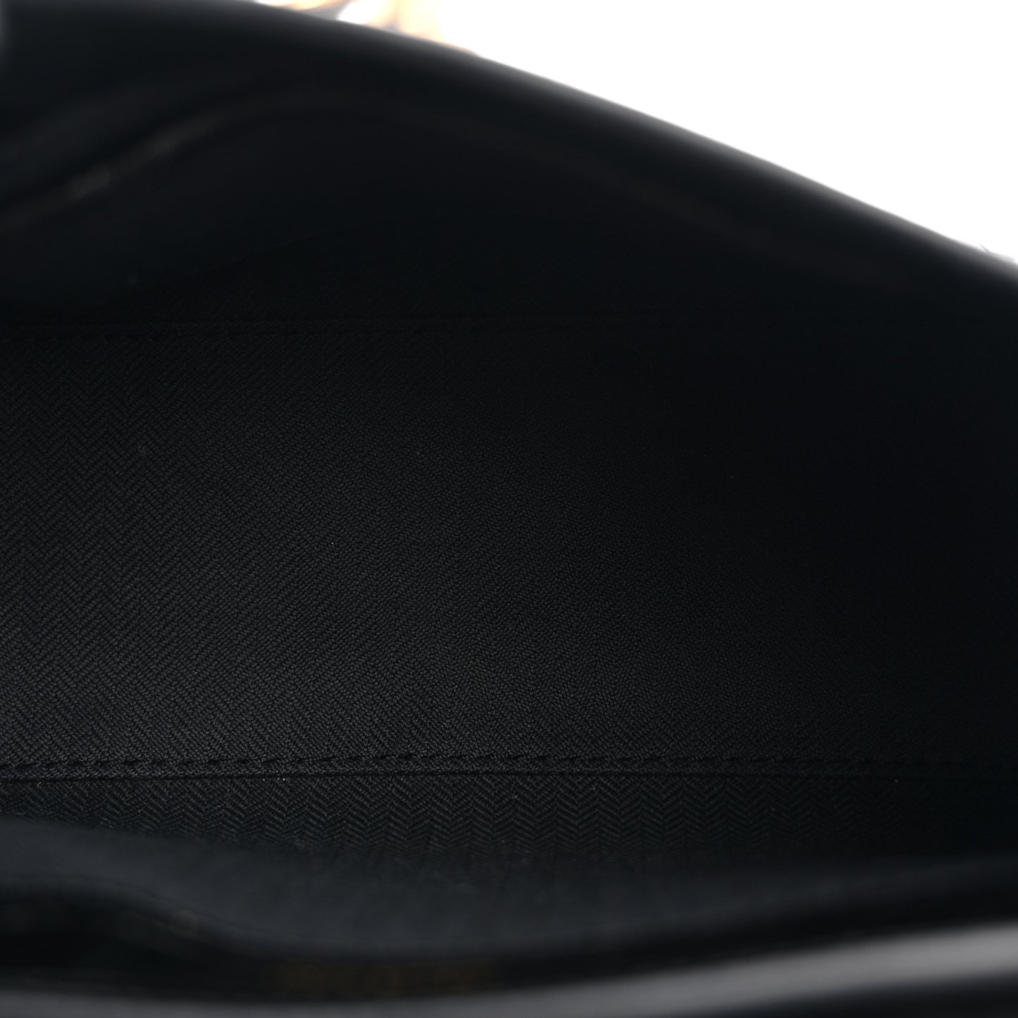 Calfskin Crocodile Embossed Micro Seaton Black