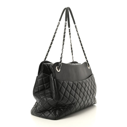 Chanel Lambskin Quilted Chanel 7 Large Tote Black 2 of 11