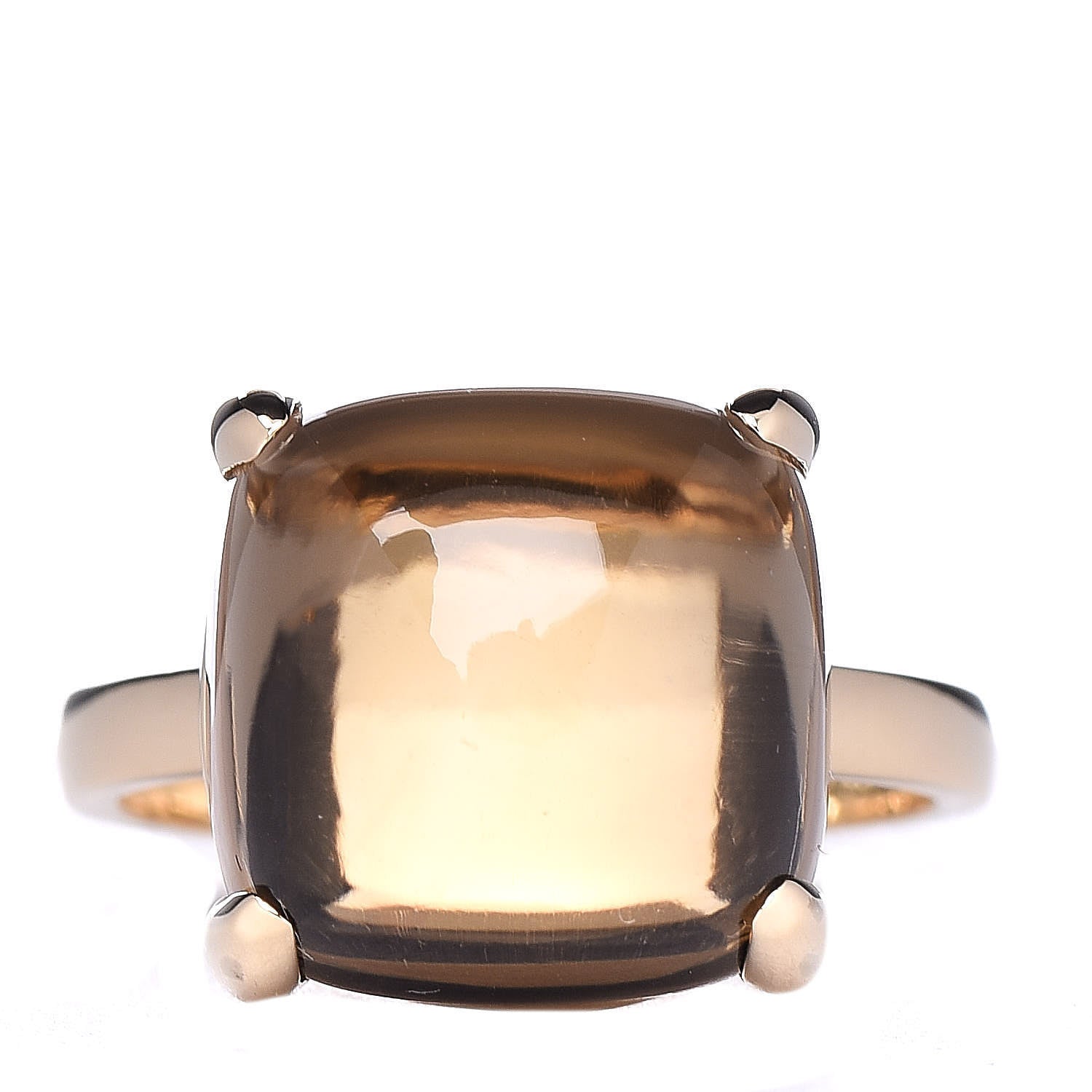 Tiffany 18K Yellow Gold Citrine 12mm Paloma Picasso Sugar Stacks Ring 50 5.5 1 of 7