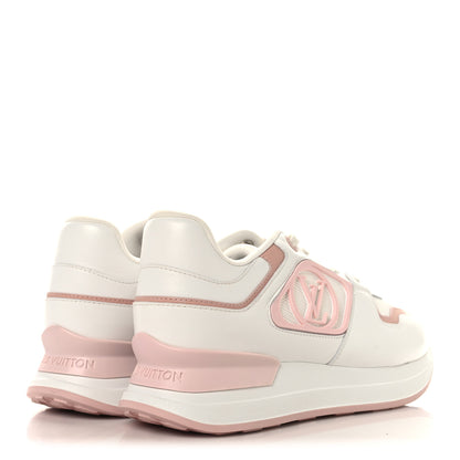 Louis Vuitton Calfskin Neo Run Away Sneakers 39 White Pink 5 of 8